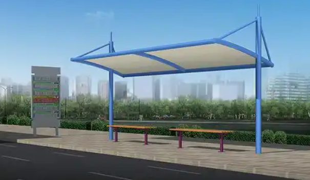 青海膜结构能否用于公交站台?有哪些作用?